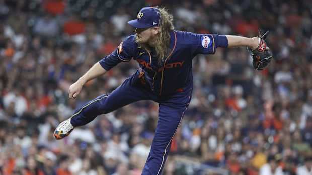 Houston Astros right-hander Ryne Stanek